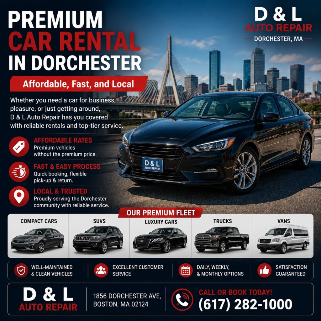 Best Car Rental Dorchester: Affordable & Local | D & L Auto