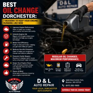 Best Oil Change Dorchester: 7 Reasons to Keep Your Engine Running Like New
