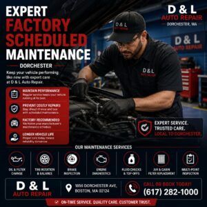 Expert Factory Scheduled Maintenance Dorchester | D & L Auto