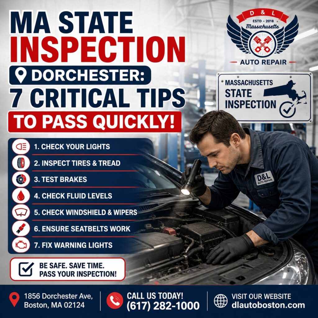 MA State Inspection Dorchester: 7 Critical Tips to Pass Quickly!